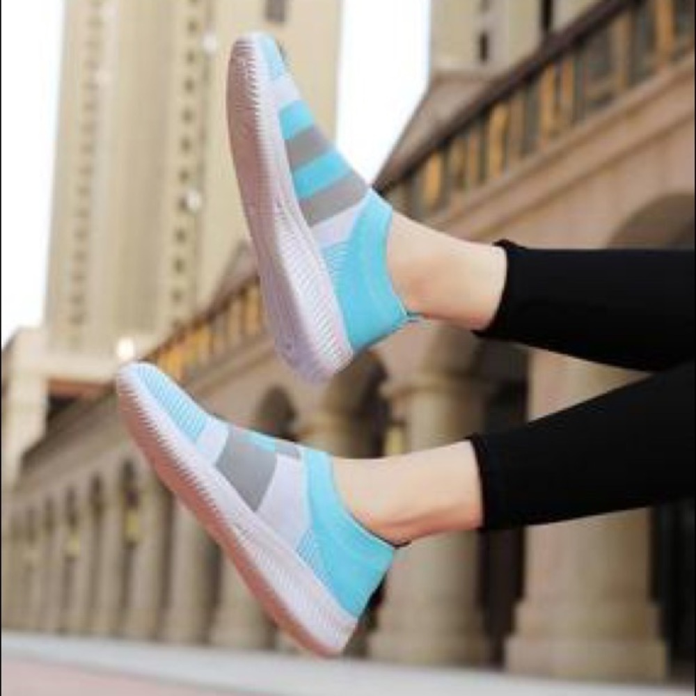 Women Walking Lightweight Breathable Mesh Running Shoes Sneakers - Picture 6 of 7